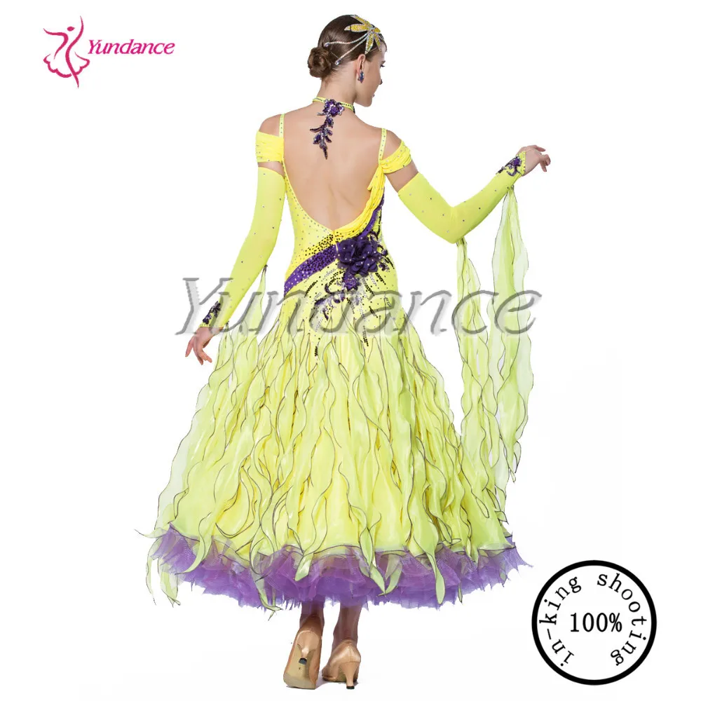 

B-14134 Hand made oriental standard tango waltz dance dress