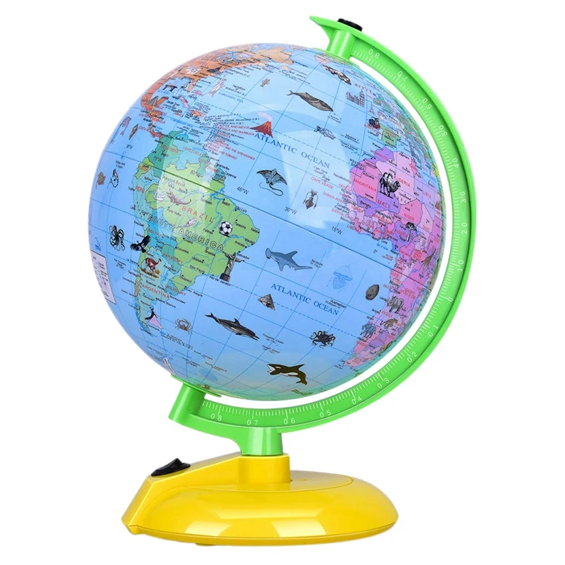8 дюймовый настольный Глобус светодиодный Ночной светильник с подставкой