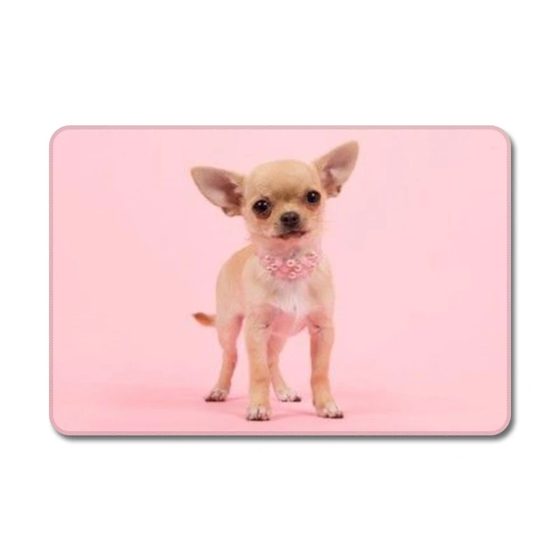 Pink Sweet Dog Puppy Pet Doggy Golden Hair Cool Designs Nature Rubber Table Mouse Pad Laptop Computer Enclosure Mousepad Mat | Компьютеры