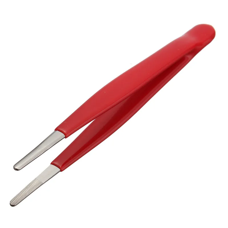 

Portable 2 PCS Curved Straight Tweezer Set 908-T301 Stainless Steel Non-magnetic Insulated Tweezers