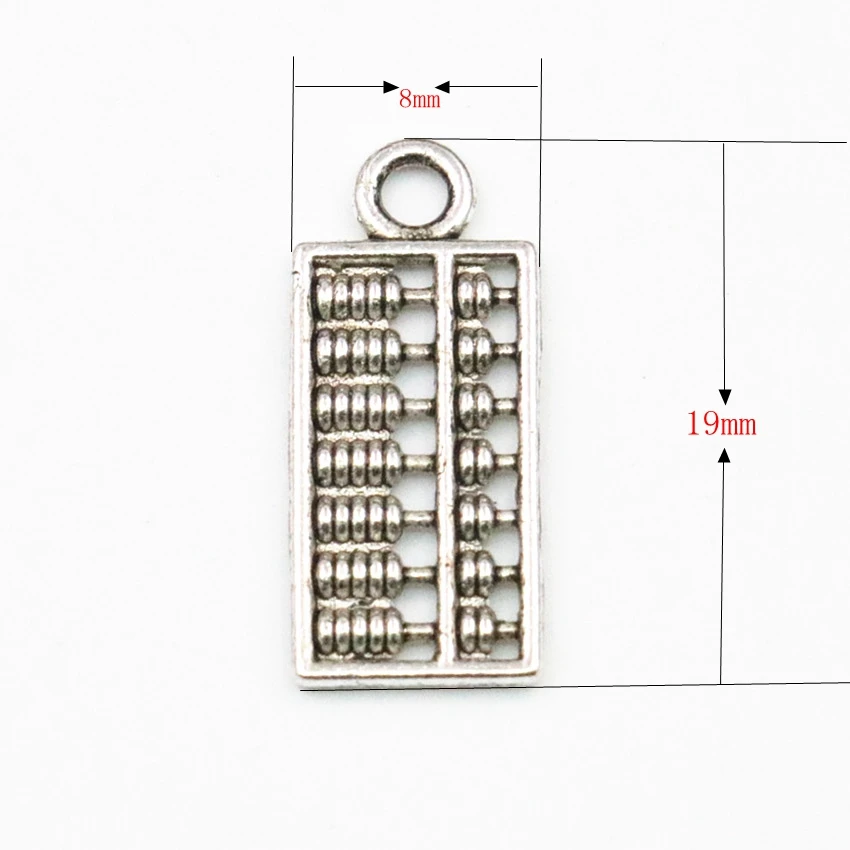 10 шт. оптовая торговля счетная рамка кулон тибетский серебряный цвет DIY Подвески