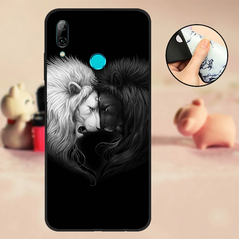 T12 P Smart Coque для huawei PSmart чехол силиконовый черный ТПУ 6," для huawei P Smart Чехол для мобильного телефона мягкий - Цвет: T12