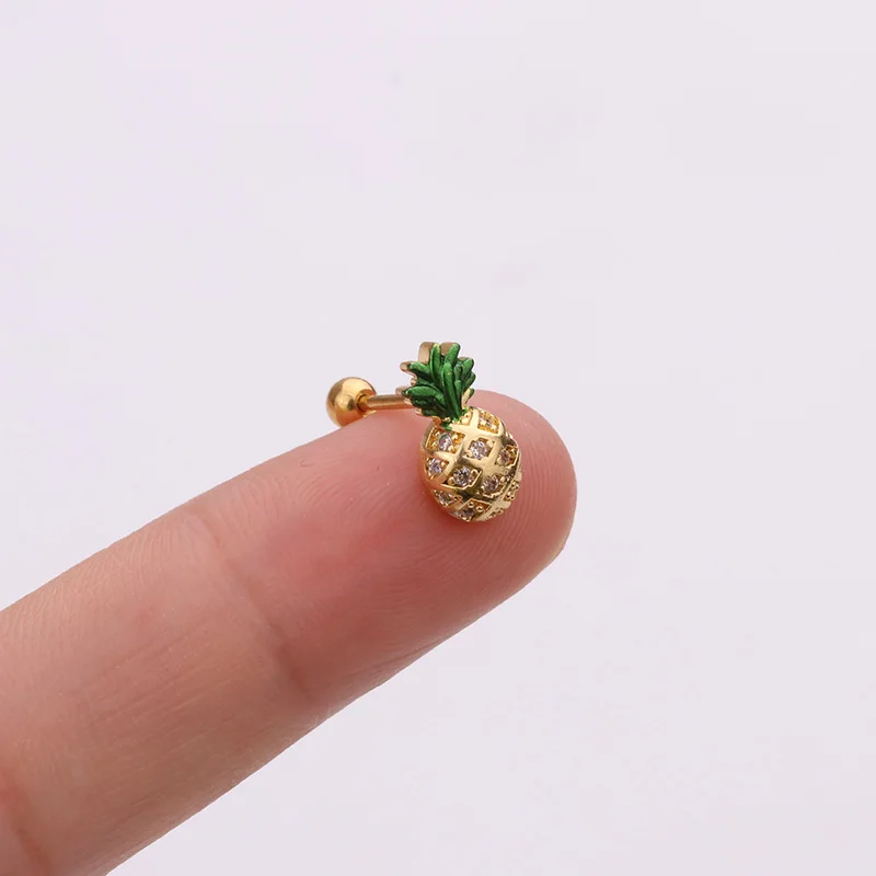 Ювелирные изделия Для Пирсинга Ушей 1 шт. стержень из нержавеющей стали с