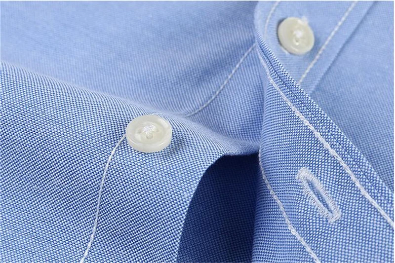 Оксфордские черные однотонные рубашки для мужчин с длинными рукавами деловые