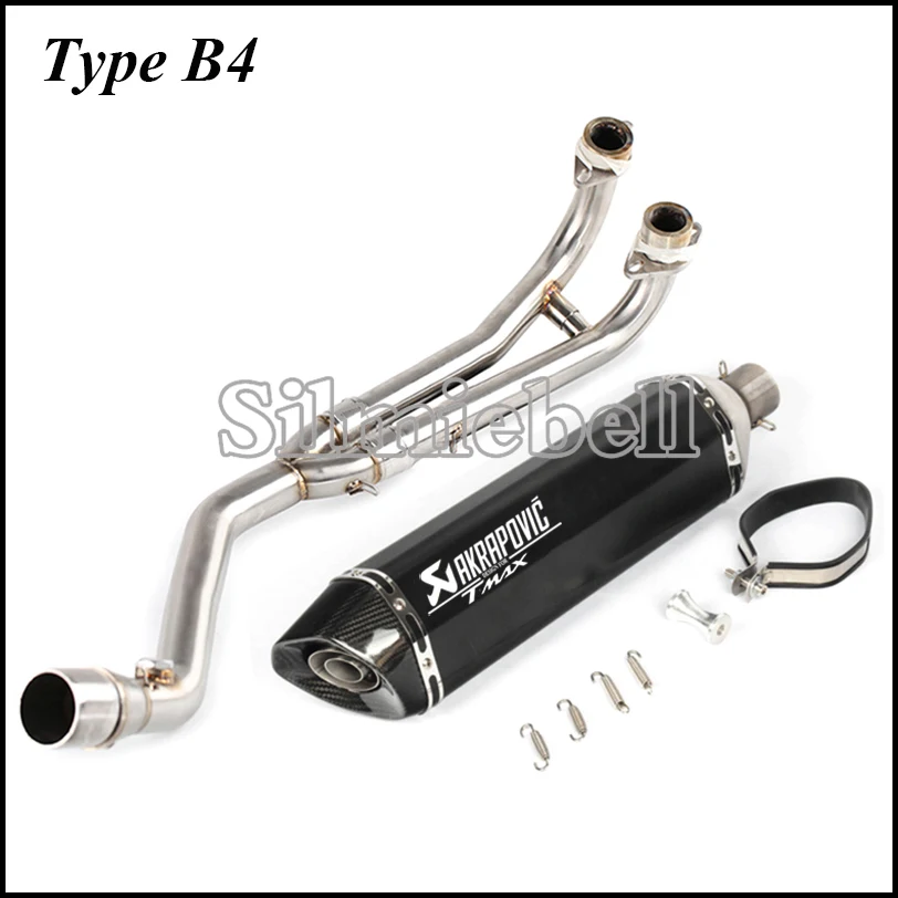 T-MAX 530 akrapovic выхлопной мотоцикл T MAX 530 Escape slip on link pipe для Yamaha TMAX 530 TMAX 500 TMAX530 TMAX500 2008