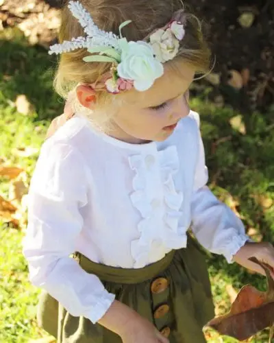 2 шт. Детская футболка с длинным рукавом и юбка|kids baby girl|kids babybaby girl |