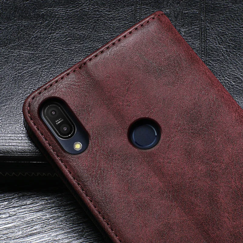 Case For Asus ZB602KL Cover Hight Quality Retro Flip Leather Zenfone Max Pro M1 ZB601KL Phone | Мобильные телефоны и