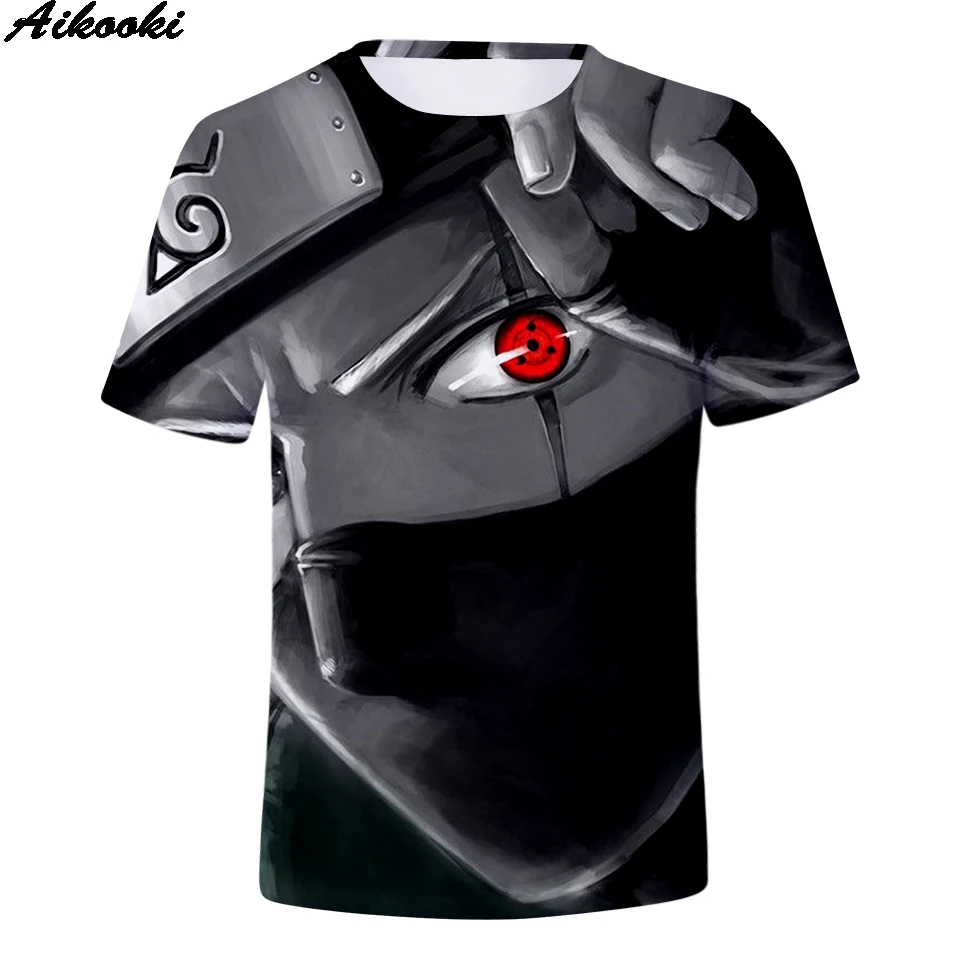 Aikooki, 20 цветов, Мужская футболка, Наруто, 3D, футболка, для мужчин, Харадзюку, для женщин, летние футболки, для мужчин, 3D, Наруто, футболка, короткий рукав, мужские топы