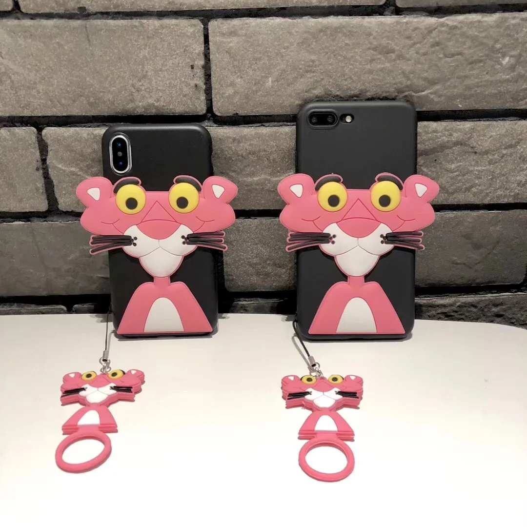 Для Apple iphone 7 чехол для телефона Розовый леопардовый 6 6s 8 Plus X tide милые леопардовые
