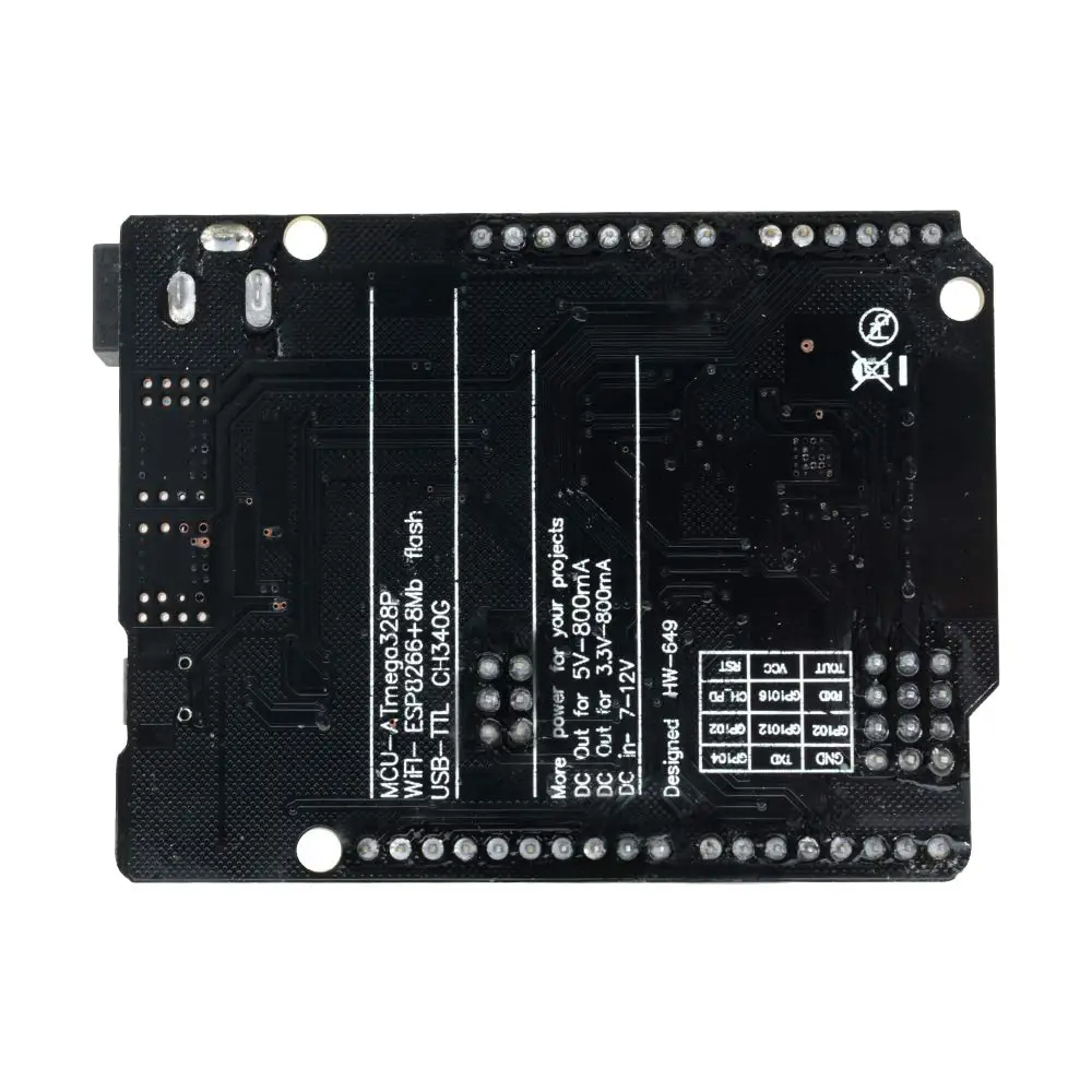 Для UNO R3 ATmega328P WiFi ESP8266 32 Мб USB TTL памяти CH340G Плата расширения для Arduino NodeMCU WeMos D1
