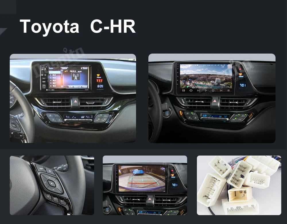 KOOCAVS 9 &quotIPS Android 0 Автомобильный GPS радио плеер для Toyota C-HR CHR 2016 2017 2018 Евро 4 Гб + 64
