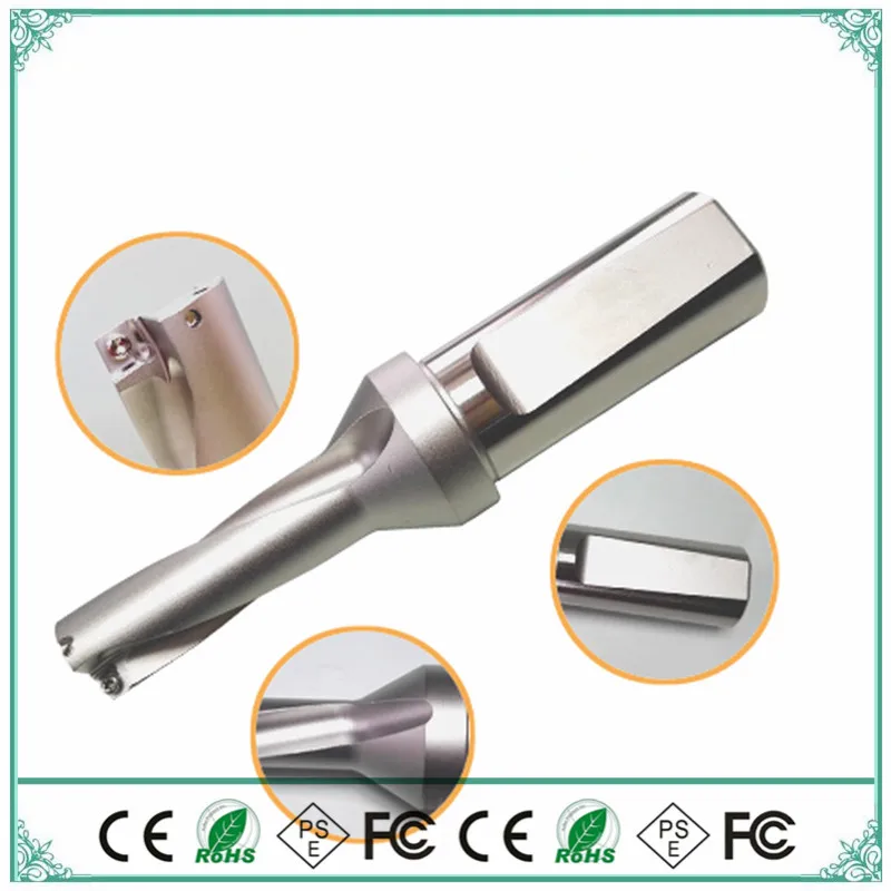 

SP series U drill,fast drill,31-34.5mm 2D depth,Indexable bit,drilling,for Each brand SP series blade,Machinery,Lathes,CNC