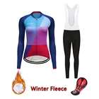 Женский трикотажный комплект для велоспорта, Зимняя Теплая Флисовая велосипедная одежда 2022, женская одежда, одежда для горных и шоссейных велосипедов, теплый комплект, спортивный костюм, платье