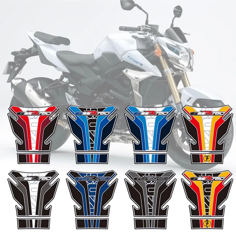 Мотоциклетная 3d-наклейка на бак с эмблемой Защитная Наклейка для Suzuki GSR 750 GSR750 2011 -