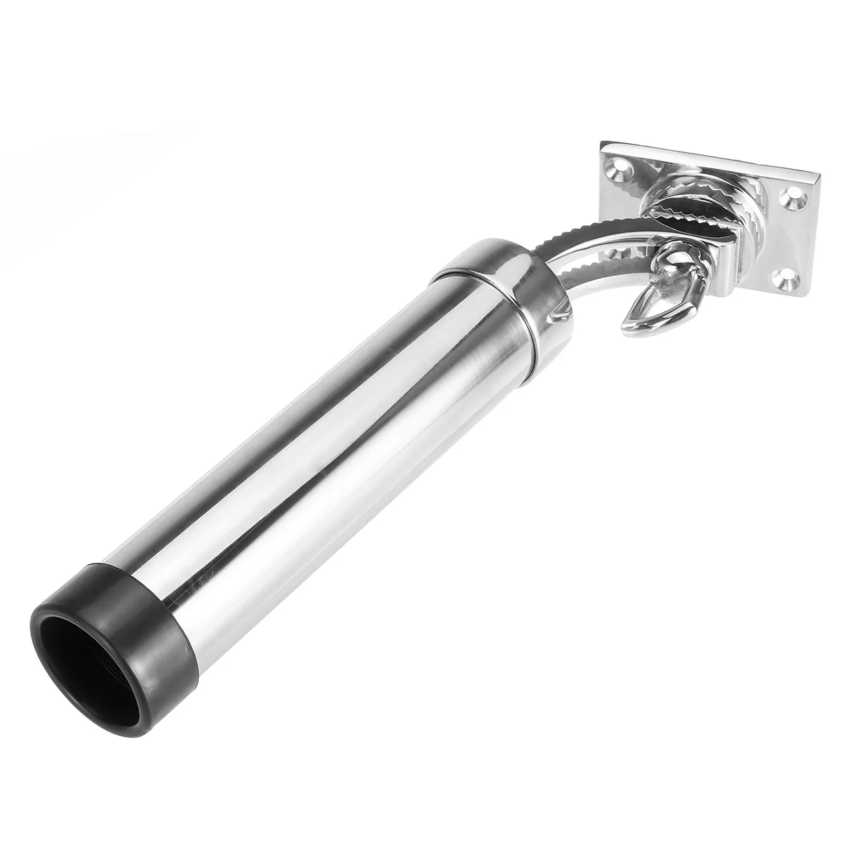 

Adjustable Removable Deck Mount Stainless steel Fishing Rod Holder Bracket Support for Marine Boat and Yacht 360 Degree