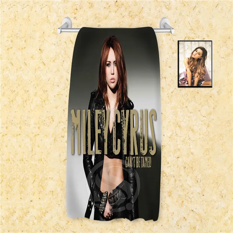 В. О. и 51B Пользовательские Mileycyrus-миниатюрная B # Полотенце Человек/женщины