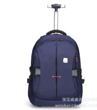 Blue 21 Inch Мужские Оксфордские дорожные багажные сумки на колесиках, дорожные сумки на колесиках, женские рюкзаки на колесиках, деловые чемоданы на колесиках - Цвет: Blue 21 Inch