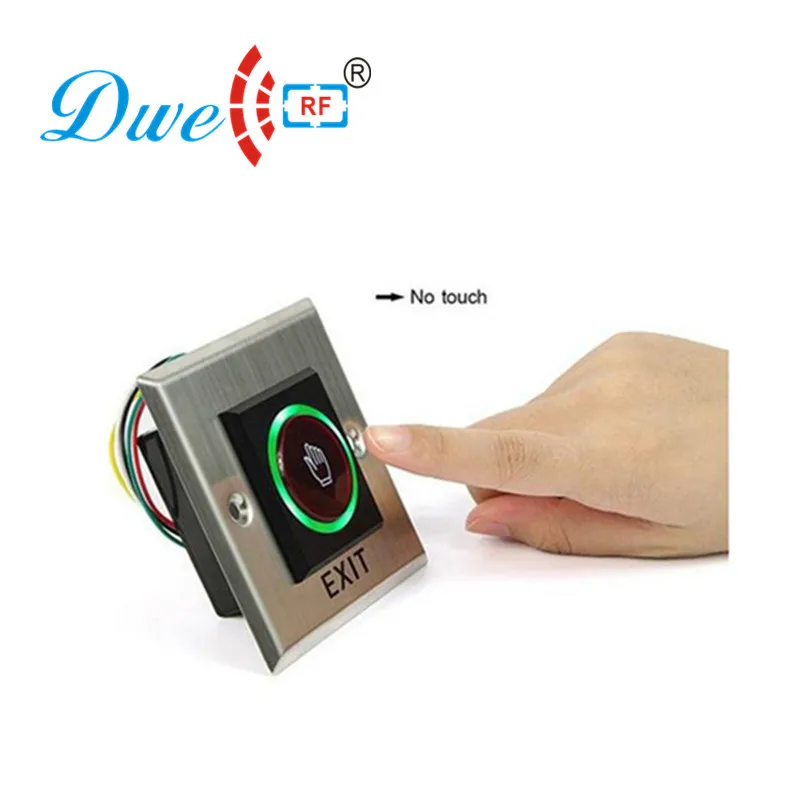 Кнопка доступа cotntrol exit 12V Встроенная инфракрасная кнопка из нержавеющей стали| |