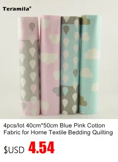 Solid Color Pink Cotton Fabric Tissue Home Textile Patchwork Quilting Sewing Cloth Crafts Bedding Decoration Teramila Fabrics