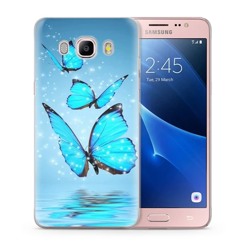 Чехол CaseCoque для Funda Samsung Galaxy J5 2016 чехол J510 J510F из ТПУ мягкий с изображением бабочки
