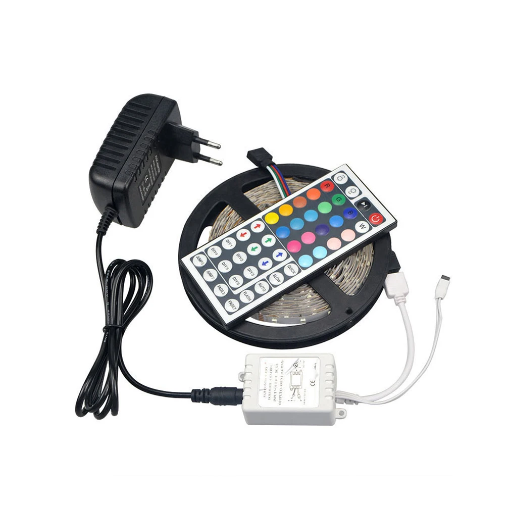 Светодиодная лента 5 м 300 светодиодов 12 В 2835 RGB пульт дистанционного управления на
