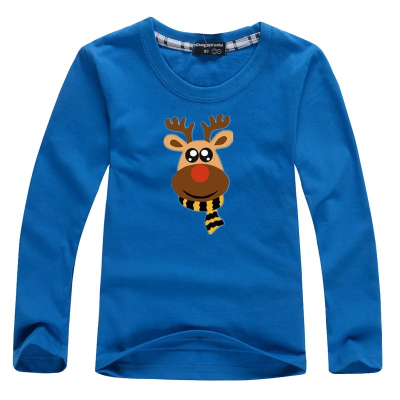 Рождественские футболки для мальчиков и девочек от 1 года до 8 лет Рождественская