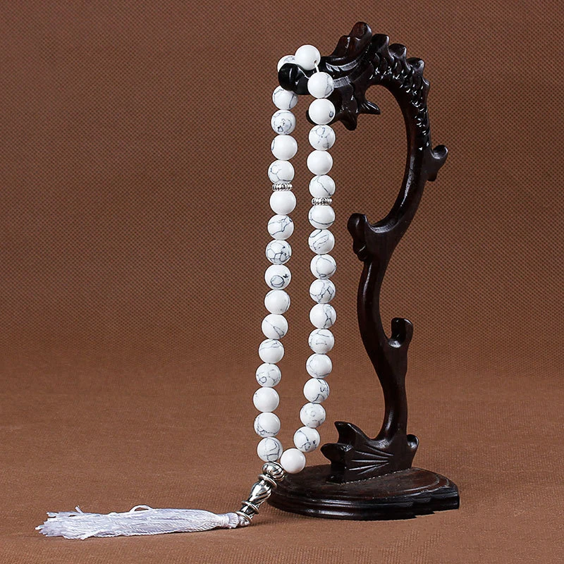 Tesbih исламские молитвенные Бусы Tasbih мусульманские молитвенные четки из бусин очаровательные ювелирные изделия натуральный агатовый камень браслет
