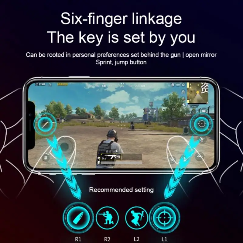 Kuulee геймпад для смартфона тачпад Bluetooth 4 0 IOS Android Play мобильный артефакт PUBG