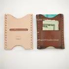 2019 Новое японское стальное лезвие стальное правило Вырезать DIY кожаный держатель для карт мини зажим для денег чехол 105*75 мм
