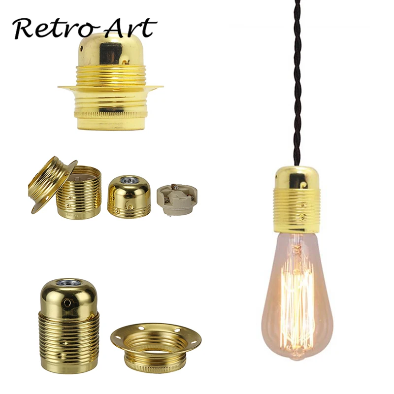 E27 E26 VINTAGE RETRO EDISON SCREW BULB SOCKET LAMP HOLDER LIGHT FITTING