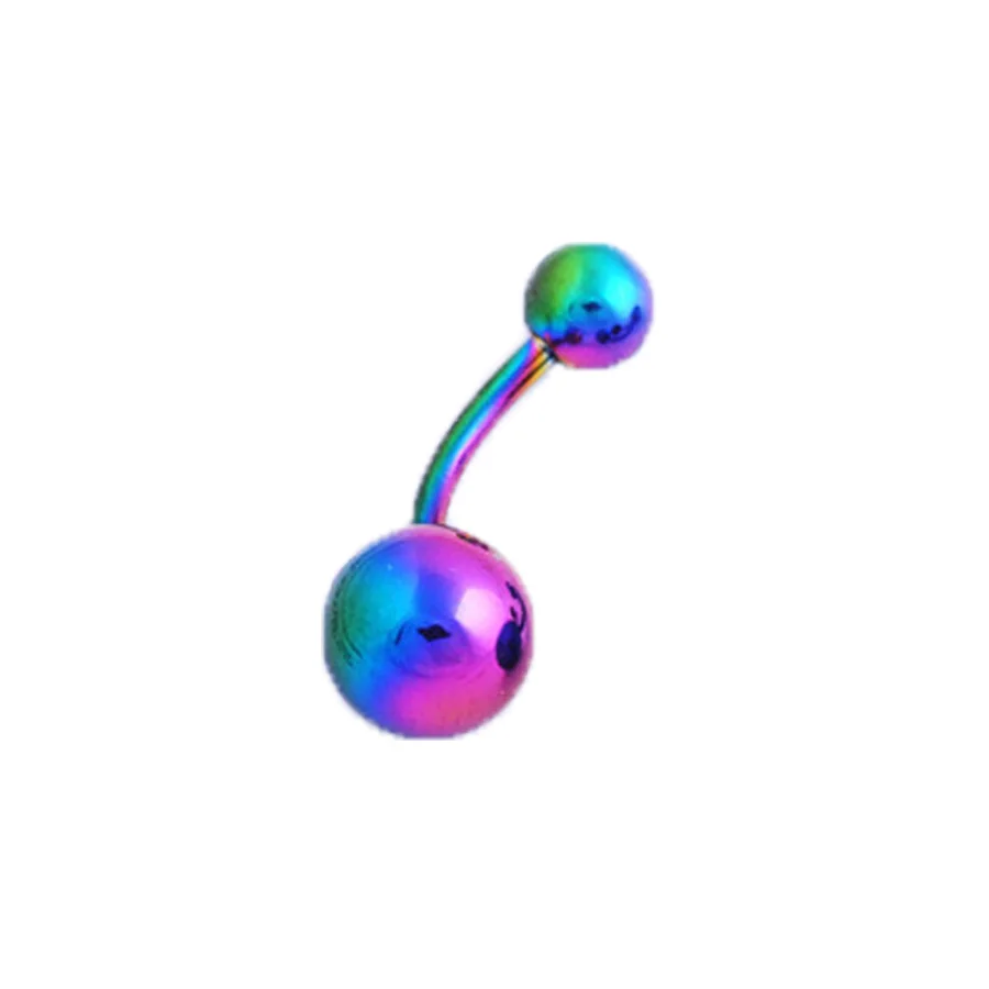 1 шт./лот цветное хирургическое кольцо для пупка пирсинг тела пикантные кольца