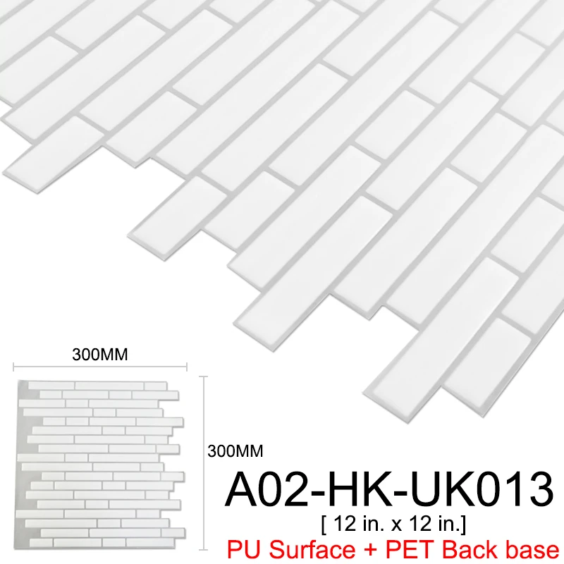 A02-HK-UK013 Kaguyahime 3D Хрустальная Настенная Наклейка s самоклеющаяся мозаичная плитка Водонепроницаемая DIY Наклейка s настенная плитка Декор Наклейка 3D настенная наклейка s - Цвет: A02-HK-UK013