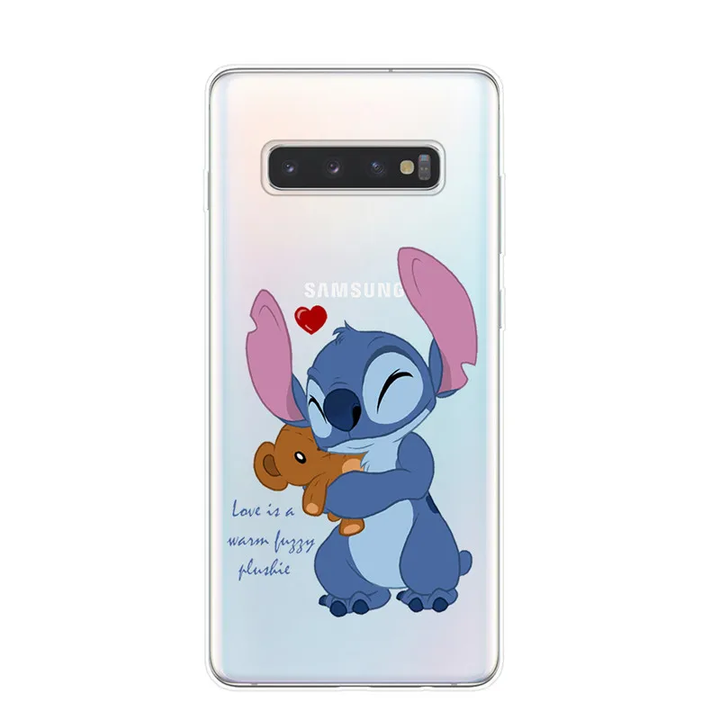 Чехлы для телефонов с милым рисунком стежка для samsung S10 S9 S8 Plus S10e 5G S6 S7 Edge S10Lite прозрачный силиконовый мягкий чехол-накладка - Цвет: T5969