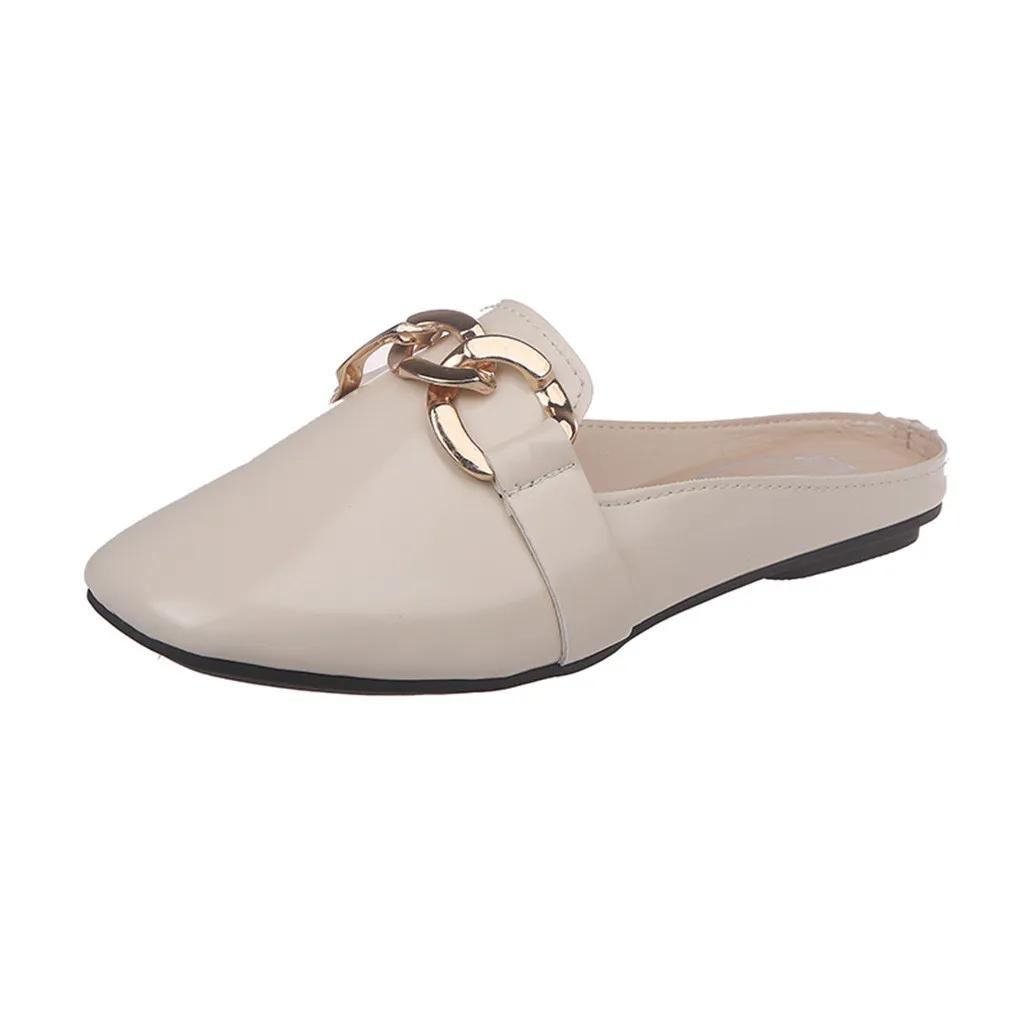 SAGACE/женские летние модные повседневные уличные Нескользящие тапочки с круглым