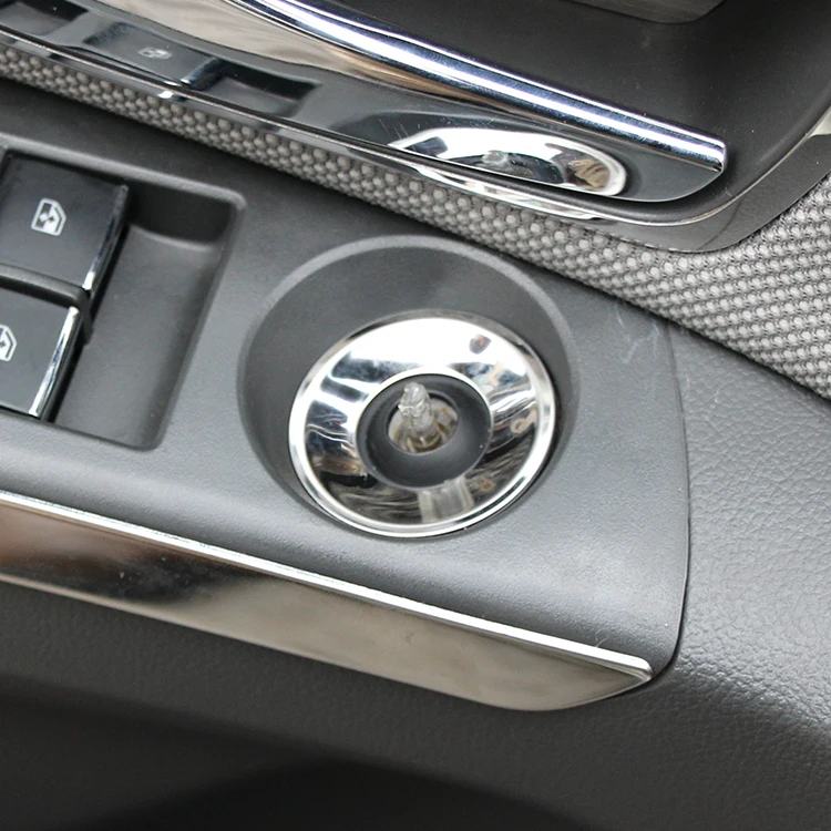 Автомобильная ручка зеркала заднего вида из нержавеющей стали декоративная