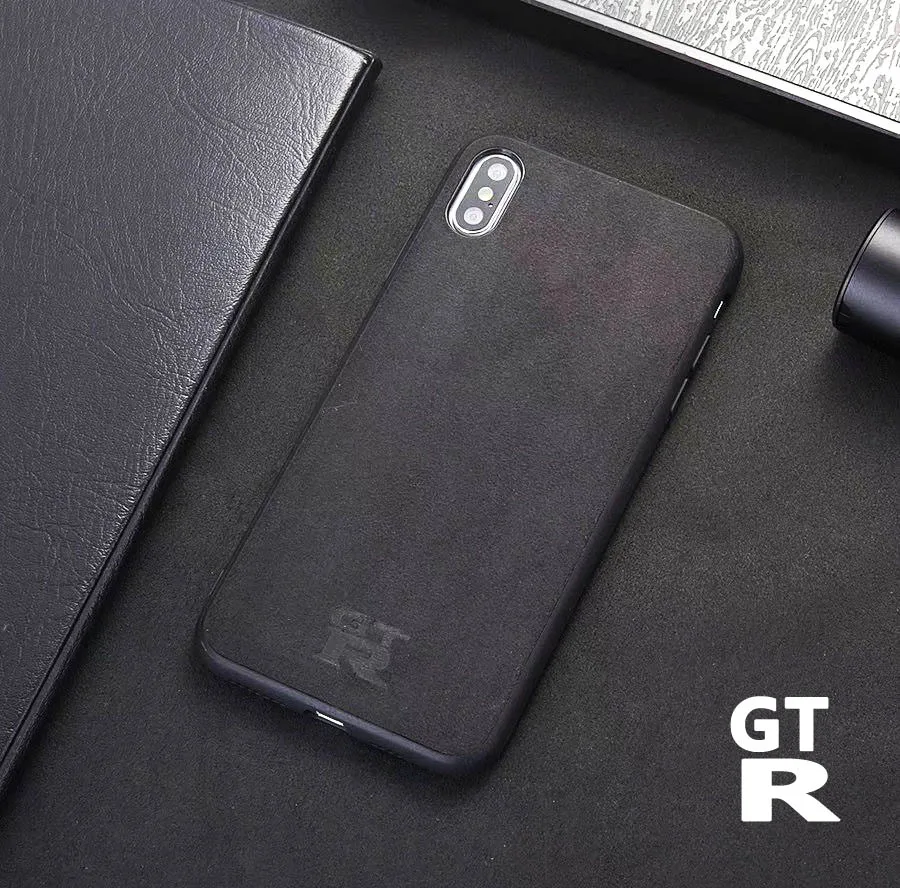GTR Логотип роскошного автомобиля чехол для телефона для iPhone 6S Plus 7 7Plus 8 8Plus X 10 XR XS Max 11 Pro 11Pro Coque силиконовый кожаный чехол с Бэтменом - Цвет: GTR