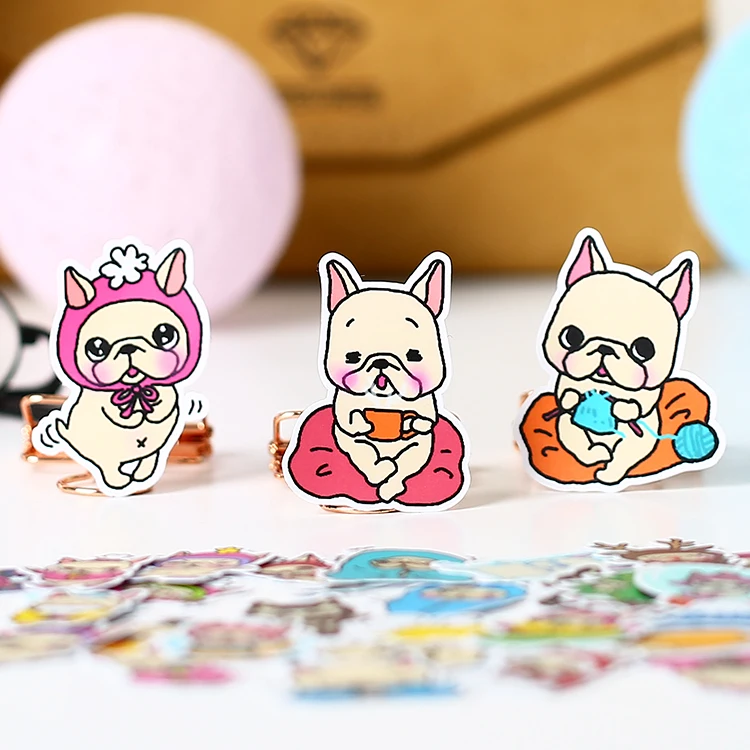 40 шт креативные kawaii самодельные наклейки для собак/красивые
