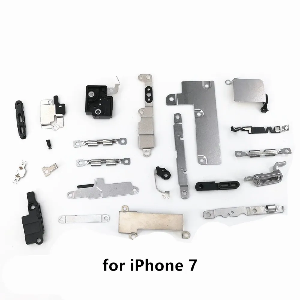 Полный корпус внутренний маленький металлический Железный 23 шт. для iPhone 5 5c 5S 6 6s plus 7 7P 8 маленький держатель кронштейн щит пластина комплект Запчасти для телефонов
