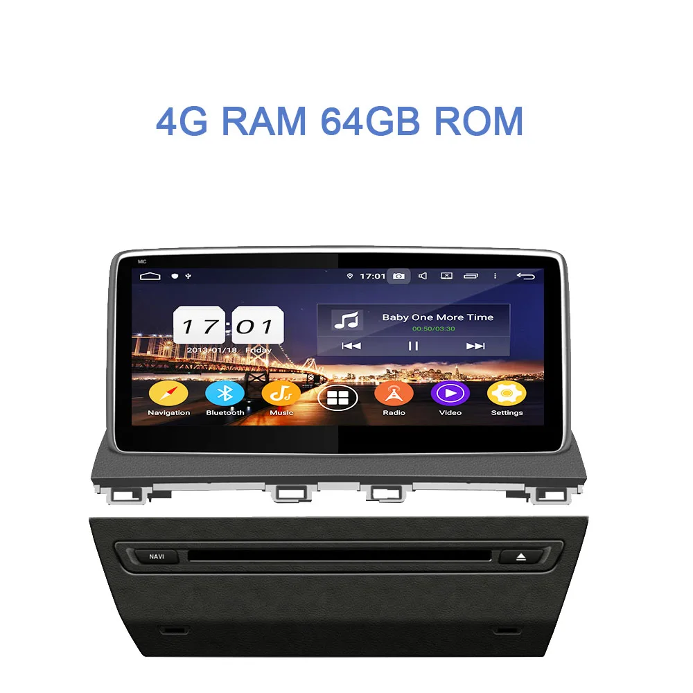 4G RAM 64G ROM 10,2" DSP 1 Din Android 9,0 8 Core 4 Гб+ 64 ГБ Автомобильный dvd-плеер gps карта RDS автомобильное радио Wi-Fi 4G Bluetooth 4,2 для MAZDA 3 2013 - Цвет: 4G RAM 64G ROM
