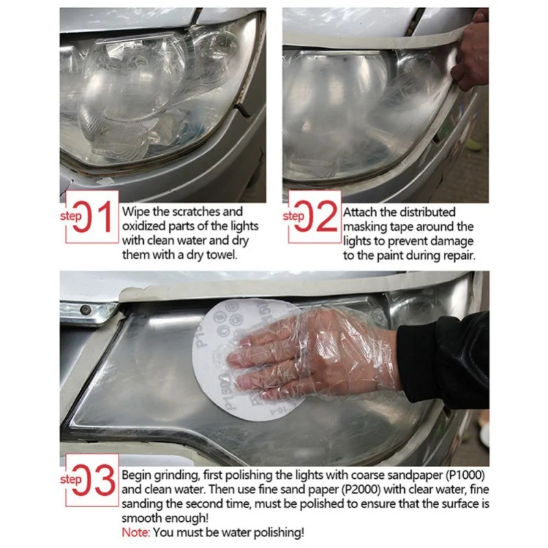 Жидкое керамическое покрытие для автомобильных фар раствор полировки и ремонта |