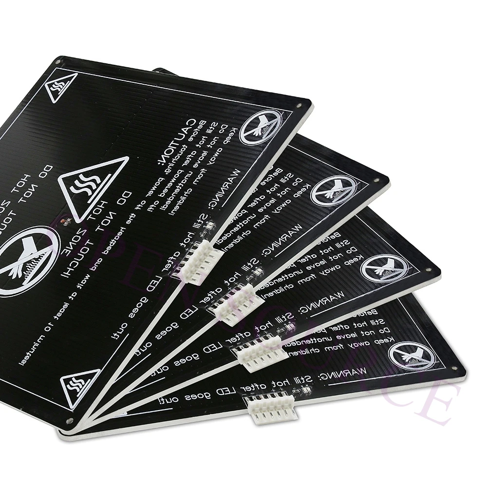 Алюминиевая грелка MK3 для 3D-принтера до 110 градусов 12 В 220 мм * 3 MK2B и MK2A F/ AM8 Anet A6 A8 Mendel