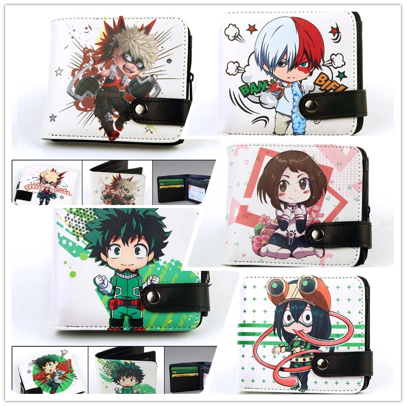 My Hero academic/Boku no academic Uraraka Ochako bakugou katsuki Todoroki Midoriya Izuku Shoto Asui Tsuyu кошелек в
