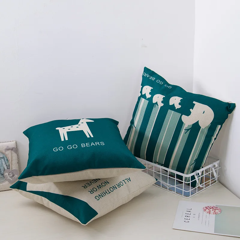 Квадратный декоративный чехол для дивана подушка гостиной наволочка наволочки с