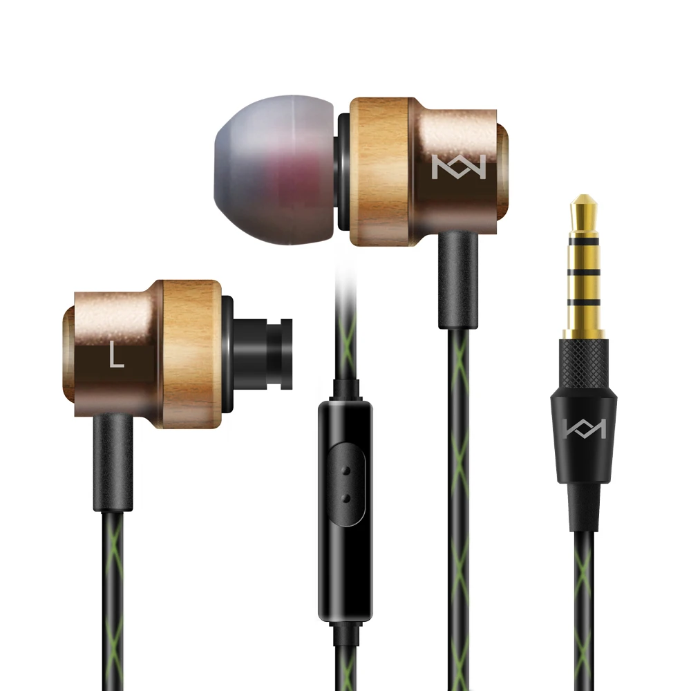 2 шт./лот бука наушники H800 золотой цвет вкладыши наушник с микрофоном громкой