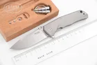 JUFULE Steellion Тре M390 углеродное волокно титановый шариковый подшипник Тактический Флиппер складной лагерь Открытый EDC инструмент ужин кухонный нож