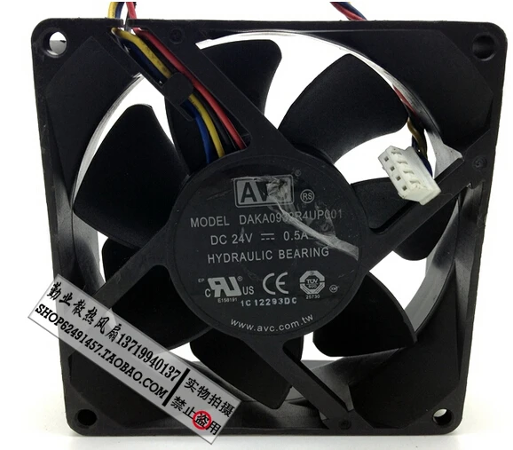 Оригинальный AVC DAKA0932R4UP001 24В 0.5A 9232 9 см 92*92*32 мм гидравлический конвертер охлаждающий вентилятор