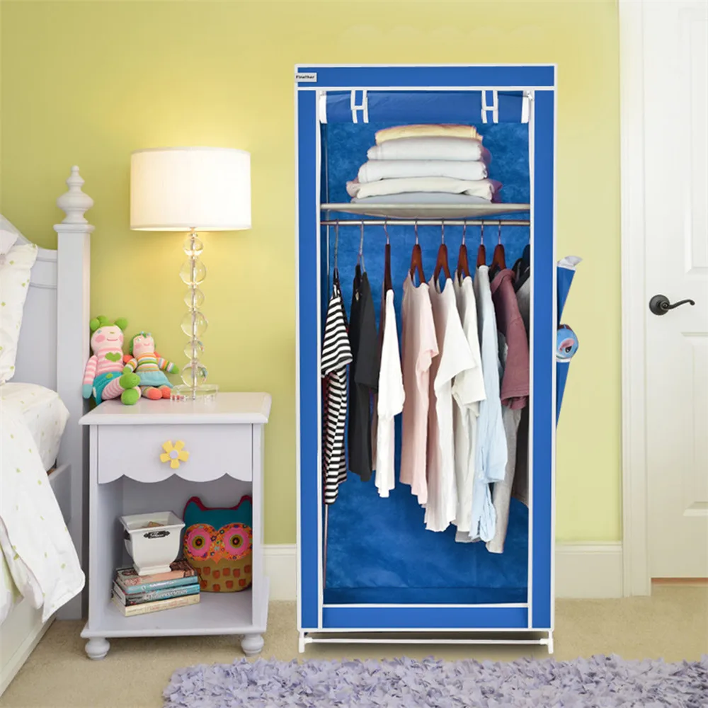 Finether нетканый шкаф портативный органайзер для хранения гардероба с боковыми