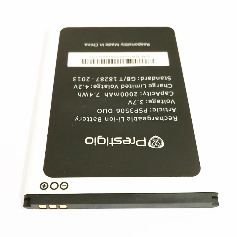 3,7 V 2000 мА/ч, Оборудование для psp 3506 Замена Батарея Baterij мА/ч. аккумулятор для мобильного телефона Prestigio Wize M3 Оборудование для psp 3506 DUO Оборудование для psp 3506DUO Аккумуляторы для мобильных телефонов