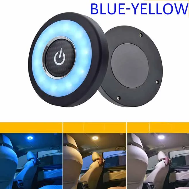 Салона Чтение свет, usb-зарядка крыши магнит Автопереключение день/потолочный свет для автомобиля на колесах автомобиль-трейлер