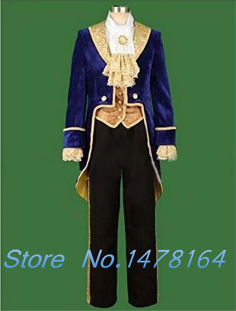 Новинка мужской костюм для косплея красоты и чудовища на Хэллоуин взрослых детей